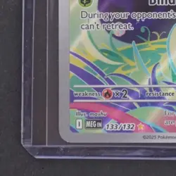 2025 POKEMON MEGA EVOLUTION MEG EN #133/132 BULBASAUR ILLUSTRATION RARE - Image 4