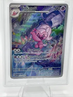TINKATUFF Pokemon TCG Paldea Evolved 217/193 Holo Illustration Rare PSA 9 - Image 2