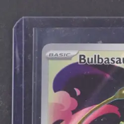 2025 POKEMON MEGA EVOLUTION MEG EN #133/132 BULBASAUR ILLUSTRATION RARE - Image 3