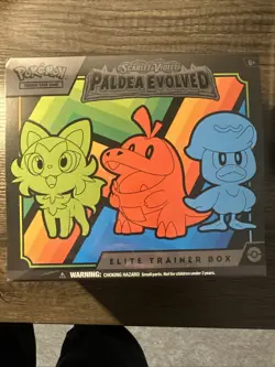Pokemon TCG Scarlet & Violet Paldea Evolved ETB Elite Trainer Box, New Sealed - Image 1