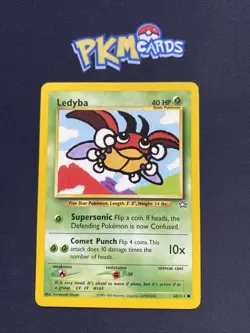 Pokemon TCG Ledyba Neo Genesis 63/111 Regular LP. - Image 1