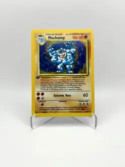Machamp 8/102 1st Edition Holo Rare - Base Set WotC 1999 Pokemon TCG - Image 1