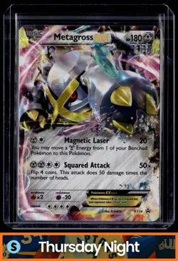 2013 POKEMON XY BLACK STAR PROMOS #XY34 METAGROSS EX - Image 1