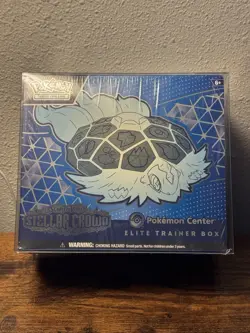 NEW Pokemon TCG: Stellar Crown Pokemon Center Exclusive Elite Trainer Box - Image 1