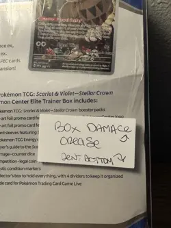 NEW Pokemon TCG: Stellar Crown Pokemon Center Exclusive Elite Trainer Box - Image 3