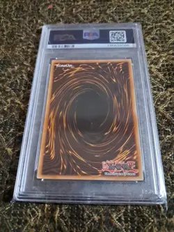 YUGIOH EN055 RA04 DRAGON MASTER MAGIA 1ST EDITION PLATINUM SECRET RARE PSA 8 - Image 2