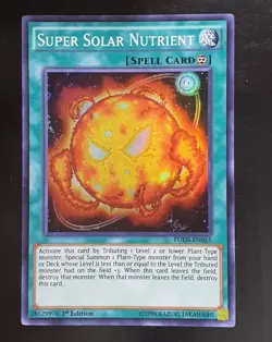 Super Solar Nutrient FUEN-EN055 Super Rare 1st Edition NM Yugioh - Image 1