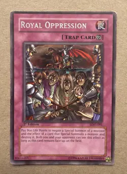 Royal Oppression LOD-091 1st Edition Rare Yu-Gi-Oh MP - Image 1