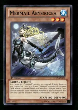 Lord of the Tachyon Galaxy #LTGY-EN030 Mermail Abyssocea 1st Edition - Image 1