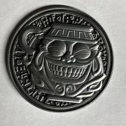 Yu-Gi-Oh! YCS Pre-Registration Metal Coin featuring the iconic "Pot of Greed" - Image 1