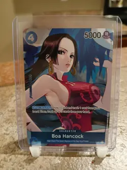 One Piece TCG Boa Hancock Alt OP02-059 Paramount War Foil English Box Topper - Image 1