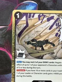 Ground Death OP14-096 The Azure Sea's Seven Foil One Piece Tcg Op14 - Image 2
