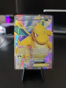 Dragonite EX (108 Full Art) 108/111 XY - Furious Fists Holo FAN ART CARD - Image 1