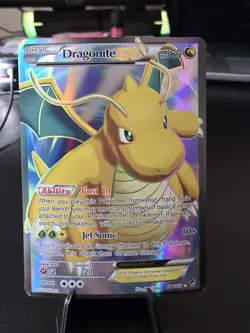 Dragonite EX (108 Full Art) 108/111 XY - Furious Fists Holo FAN ART CARD - Image 2