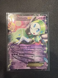 EX HOLO Meloetta RC11/RC25 Legendary Treasures Radiant Collection Pokemon Card - Image 1