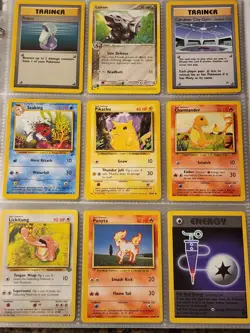 Pokemon Collection Binder Vintage Lot of Cards Holo Rares WoTC Mewtwo Etc - Image 4