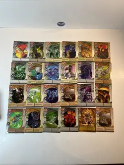 Bakugan Battle Brawlers Lot of 77 Metal and Magnetic Gate Cards RARE LARGE LOT - Image 2