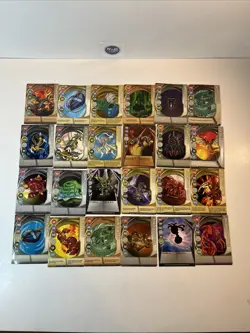 Bakugan Battle Brawlers Lot of 77 Metal and Magnetic Gate Cards RARE LARGE LOT - Image 4