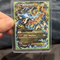 Pokemon TCG Mega Charizard EX 69/106 Holo Card MP condition look at pic - Image 1