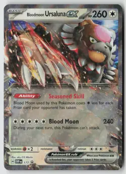 Bloodmoon Ursaluna ex 177 - SV: Scarlet & Violet Promo Cards - PTCG - Image 1