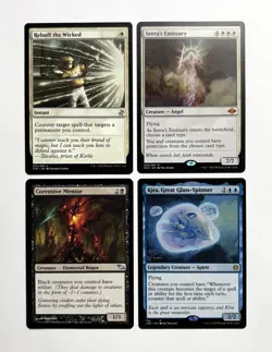 MTG MAGIC THE GATHERING 4 CARD BOROS SERRA KIRA REBUFF WICKED RARE GOLD MYTHIC♨ - Image 1