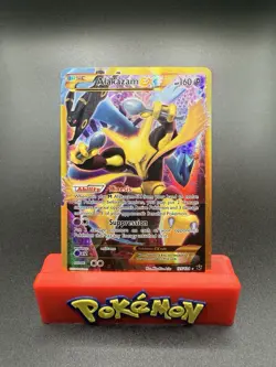 Pokemon TCG XY Fates Collide Alakazam EX Card #125/124 Secret Rare (LP) - Image 1