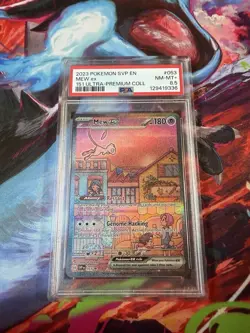 Mew EX 053 Pokemon TCG Scarlet & Violet 151 UPC Promo Card Psa 8.5 - Image 1