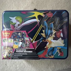 Pokemon 2025 Fall Mega Collector Chest Tin Box - 6 Packs & 3 Foil Cards - Image 1
