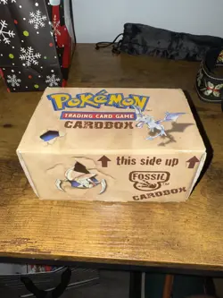 1999 Vintage Pokemon Card Fossil Card Box Wizards Of The Coast BOX ONLY - Image 1
