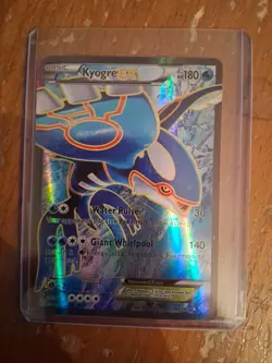 Pokemon TCG Kyogre EX Holo Full Art Primal Clash 148/160 Ultra Rare Card - Image 1