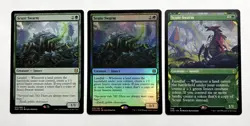 MTG MAGIC THE GATHERING 3 CARD SCUTE SWARM RARE GOLD & FOIL MINT CREATURE♨ - Image 1
