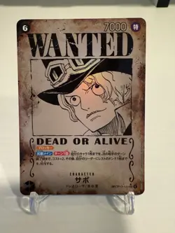 Sabo OP13-120 Wanted SP SEC Carrying on His Will Japanese - ONE PIECE Card Game - Image 1