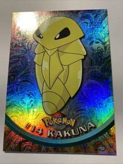 KAKUNA #14 Pokemon Card TCG FOIL Topps TV Animation - Image 1