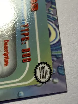 KAKUNA #14 Pokemon Card TCG FOIL Topps TV Animation - Image 3