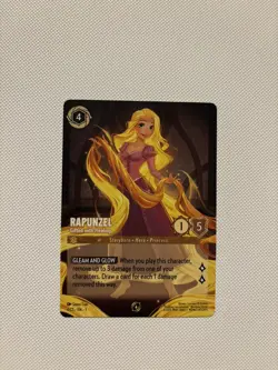 Rapunzel Gifted with Healing Disney Lorcana Tournament Promo Card DLPC 4/C1 - Image 1