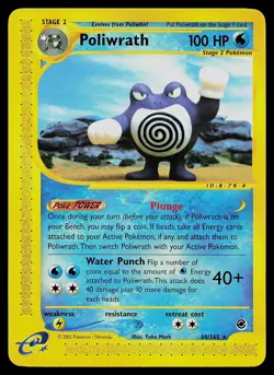 Pokemon Card - Poliwrath Expedition 60/165 Rare Non-Holo - Image 1