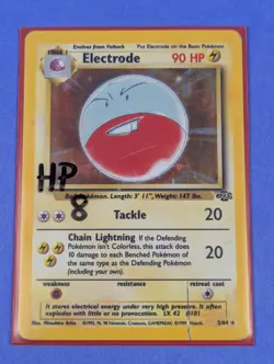 Electrode - 2/64 - Holo Unlimited Jungle - Pokemon Card - HP - Image 3