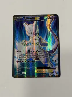 Pokemon TCG Mewtwo EX Holo Full Art Ultra Rare Card 157/162 - Image 1