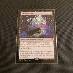 Magic: The Gathering Bitterblossom Modern Masters 2015 Tribal Enchantment Faerie - Image 1