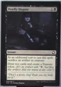 Deadly Dispute - Adventures in the Forgotten Realms: #94, MTG Nm C277 - Image 1