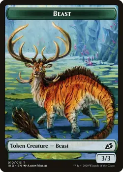 10 Ikoria/Commander C20 Beast (010) Snake (015) Tokens MTG - Image 1