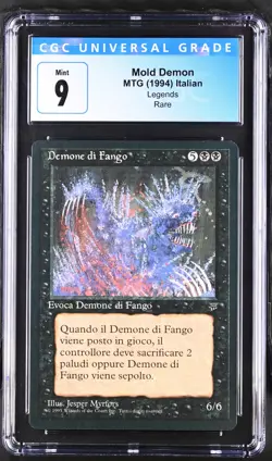 MOLD DEMON *Italian* Legends Rare Reserved List CGC 9 MTG [Nostalgium] - Image 1