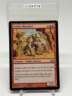 MTG Magic the Gathering Goblin Warchief (42) LP - Image 1