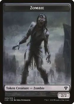 10 Ikoria/Commander C20 Human Soldier (005) Zombie (009) Tokens MTG - Image 2