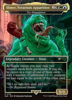 Magic The Gathering MTG THE MIMEOPLASM (SLIMER, VORACIOUS APPARITION Secret Lair - Image 1