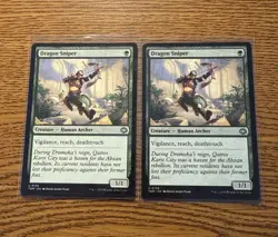 Dragon Sniper Tarkir: Dragonstorm MTG Regular Near Mint Uncommon (X2) - Image 1