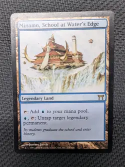 Minamo, School at Water's Edge Champions of Kamigawa MTG NM Free ship with track - Image 1