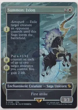 MTG Summon: Ixion (Borderless) Commander: Final Fantasy Regular - Image 1