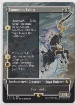 MTG Summon: Ixion (Borderless) Commander: Final Fantasy Regular - Image 2