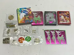 Mixed Pokemon TCG Empty Tins, Accessories, and Collectibles Bundle - Image 2